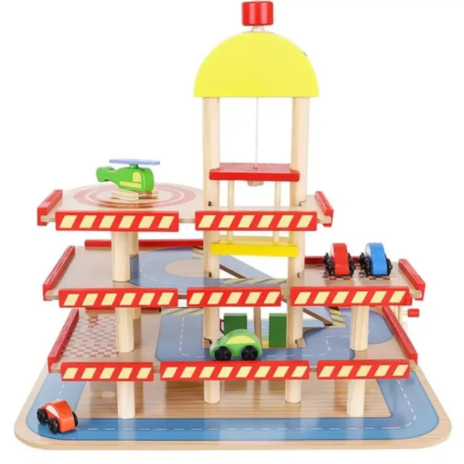 Kruzzel Houten Parkeergarage: Realistisch Speelplezier