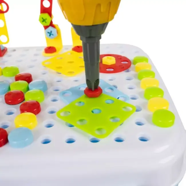 Kruzzel Creatieve Mozaïekset met Elektrische Schroevendraaier