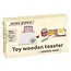 Kruzzel Houten Speelgoed Broodrooster 22435 - Stimuleert Creativiteit en Rollenspel