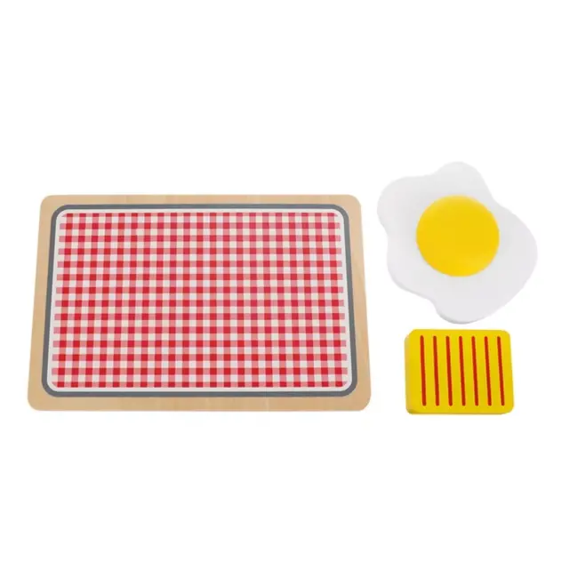 Kruzzel Houten Speelgoed Broodrooster 22435 - Stimuleert Creativiteit en Rollenspel