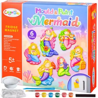 Kruzzel Magneten DIY Zeemeerminnen - Creatief Speelplezier voor Kinderen