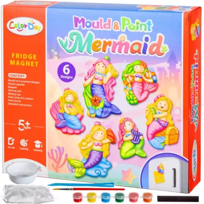 Kruzzel Magneten DIY Zeemeerminnen - Creatief Speelplezier voor Kinderen