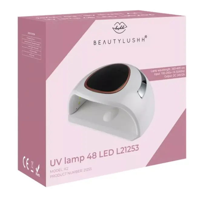 Beautylushh Professionele UV Nagellamp 48 LED - Snelle en Gelijkmatige Uitharding