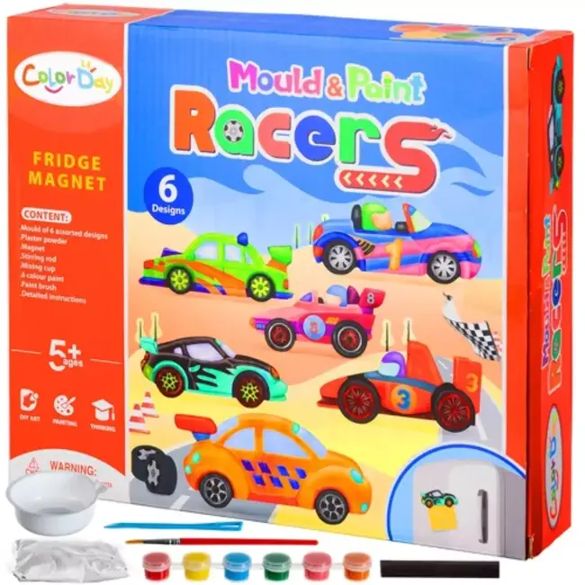 Kruzzel Magneten DIY Auto's - Creatief Speelplezier voor Kinderen
