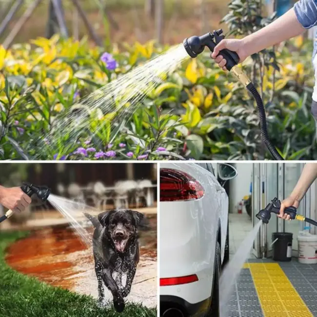 Gardlov Uitrekbaar Tuinslang Set: 5-15m met Spuitpistool en Opbergtas