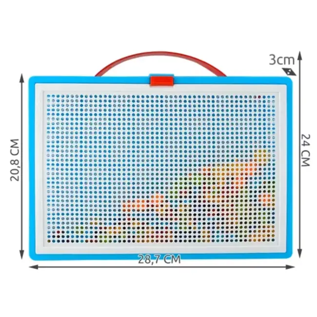 Kruzzel Paddestoel Puzzel: Creatief Leren met 296 Kleurrijke Pinnen