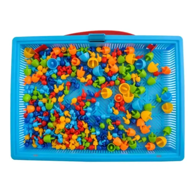 Ruhhy Paddestoel Puzzel: Creatief Leren met 296 Kleurrijke Pinnen