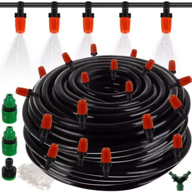 Gardlov Garden Sprinkler: 20m Water Curtain voor Verkoeling in de Tuin