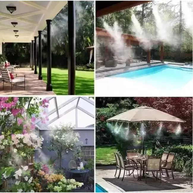 Gardlov Garden Sprinkler: 20m Water Curtain voor Verkoeling in de Tuin