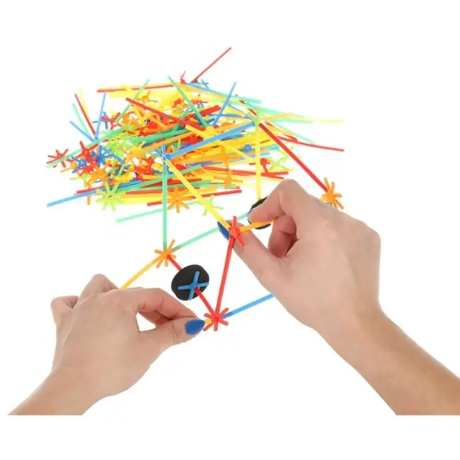 Ruhhy Blokken Rietjes Set - 238 Creatieve Onderdelen voor Kinderen