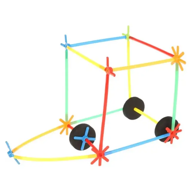 Ruhhy Blokken Rietjes Set - 238 Creatieve Onderdelen voor Kinderen