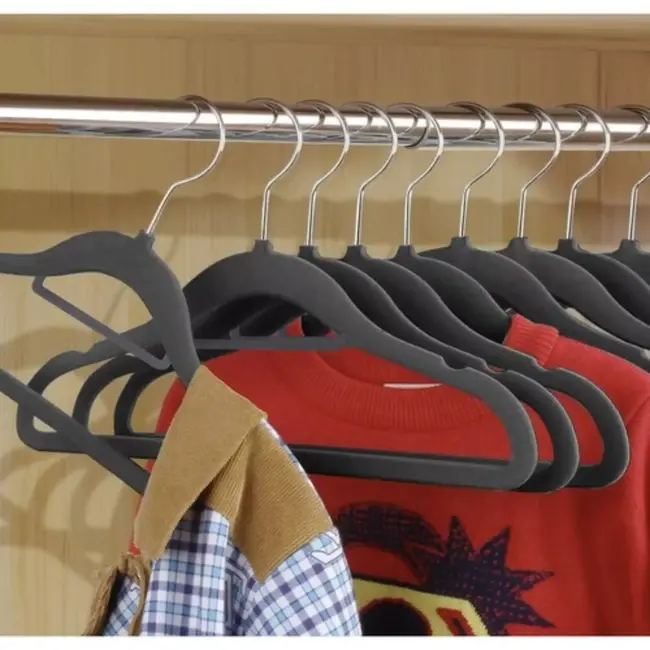 Ruhhy Velours Kledinghangers 20 Stuks - Optimaliseer Je Garderobe met Stijl