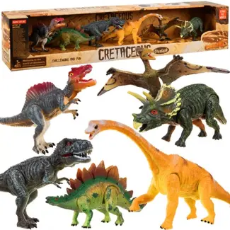 Kruzzel Beweegbare Dinosaurussen: Een Fantasierijke Reis naar het Verleden - 6 stuks