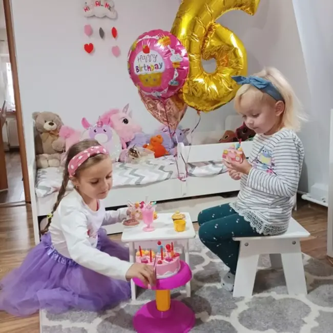 Kruzzel Verjaardagstaart Speelset voor Kinderen - 75 Onderdelen - Educatief en Interactief