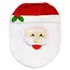 Ruhhy Badkamermat Kerstset - Vrolijke Kerstman Patroon - Veilig en Feestelijk