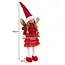 Ruhhy Fairy Rode Kerstfiguur - Fee/Angel/Elf met Glittervleugels - Feestelijke Decoratie