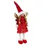 Ruhhy Fairy Rode Kerstfiguur - Fee/Angel/Elf met Glittervleugels - Feestelijke Decoratie