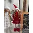 Ruhhy Fairy Rode Kerstfiguur - Fee/Angel/Elf met Glittervleugels - Feestelijke Decoratie