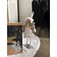 Ruhhy Fairy Grijze Kerstfiguur - Magische Glittervleugels - Elegante Decoratie