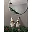 Ruhhy Fairy Grijze Kerstfiguur - Magische Glittervleugels - Elegante Decoratie