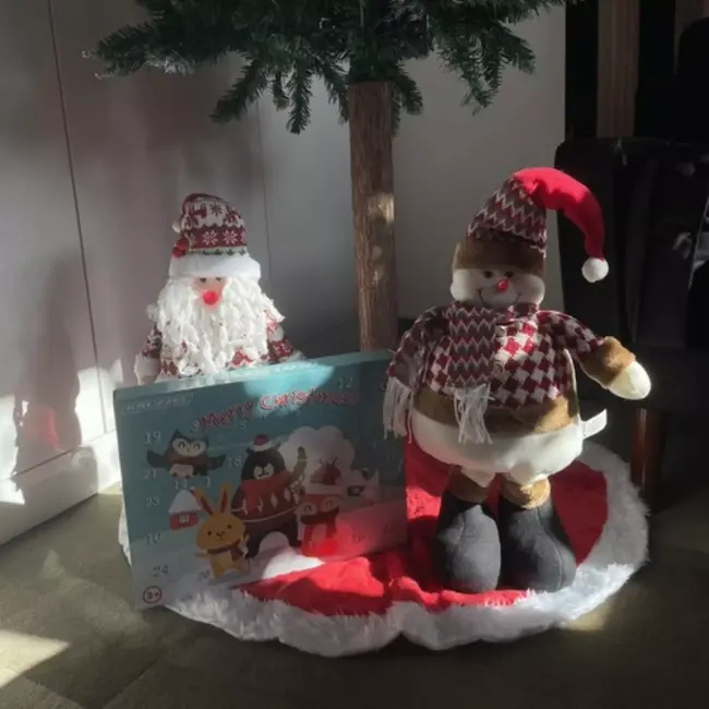 Ruhhy Kerstman - Telescopisch 95cm - Verstelbare Hoogte voor Flexibele Decoratie