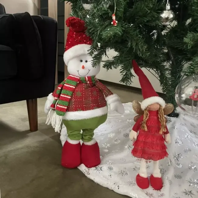 Ruhhy Telescopische Kerstpop: Flexibele Kerstvreugde tot 95cm