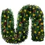 Ruhhy Premium HQ Kerstboom Slinger met LED: 2.7m van Feestelijke Verlichting