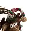 Ruhhy Feestelijke Kerstkrans met Rendiermotief - De Ideale Deurdecoratie