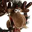Ruhhy Feestelijke Kerstkrans met Rendiermotief - De Ideale Deurdecoratie