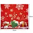 Ruhhy Decoratieve Kerstkussensloop 45x45cm - Vrolijk Kaboutermotief