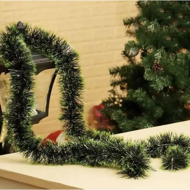 Ruhhy Groene Kerstboom Slinger 6m - Dikke en Flexibele Kerstdecoratie