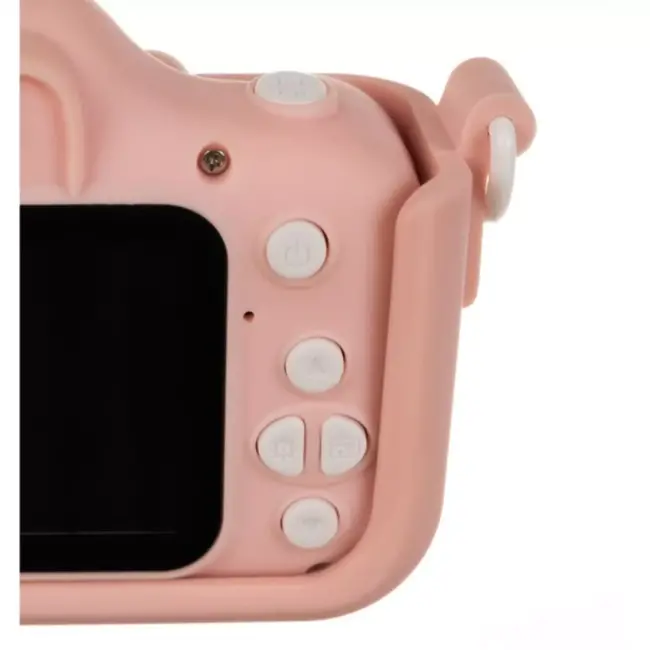 Kruzzel Digitale Kindercamera - Inclusief 32 GB SD Kaart - Roze, Full HD