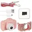 Kruzzel Digitale Kindercamera - Inclusief 32 GB SD Kaart - Roze, Full HD