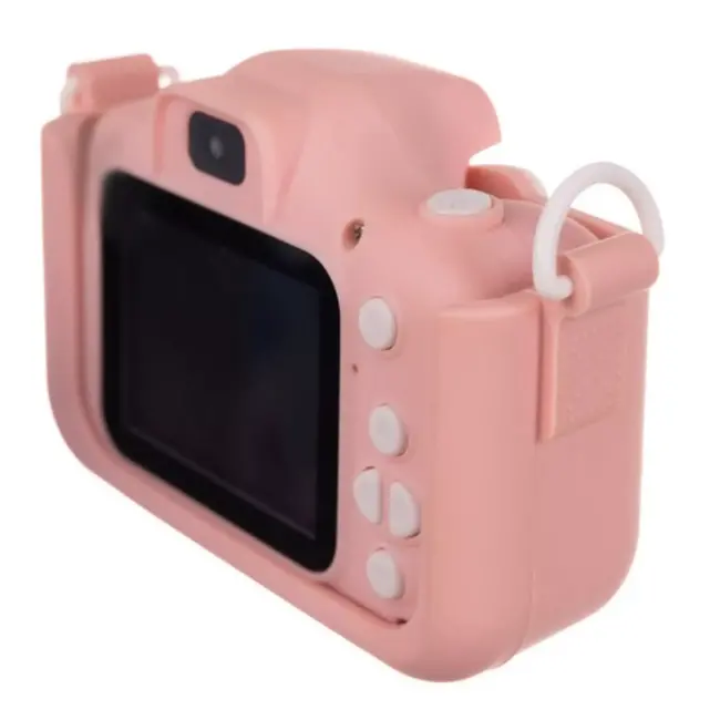 Kruzzel Digitale Kindercamera - Inclusief 32 GB SD Kaart - Roze, Full HD