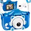 Kruzzel Digitale Camera voor Kinderen in Blauw - Incl. 32 GB SD Kaart en Spellen