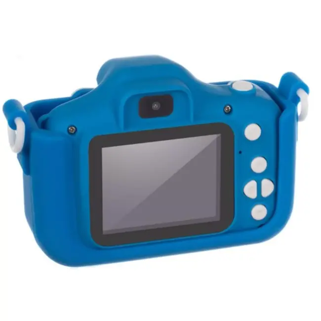 Kruzzel Digitale Camera voor Kinderen in Blauw - Incl. 32 GB SD Kaart en Spellen