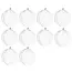 Ruhhy Transparante Kerstballen 12 cm - Set van 10 - DIY Kerstdecoratie