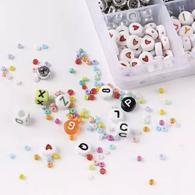 Kruzzel 10.000 Delige Set voor het Maken van Armbanden - Creatief Plezier voor Kinderen