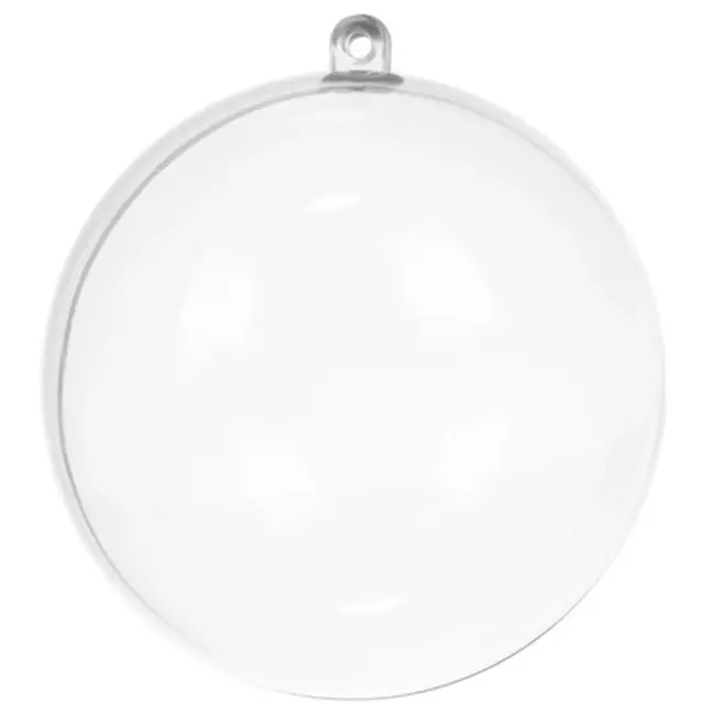 Ruhhy Transparante Kerstballen 10 cm - Set van 10 - Perfect voor Creatieve Decoratie