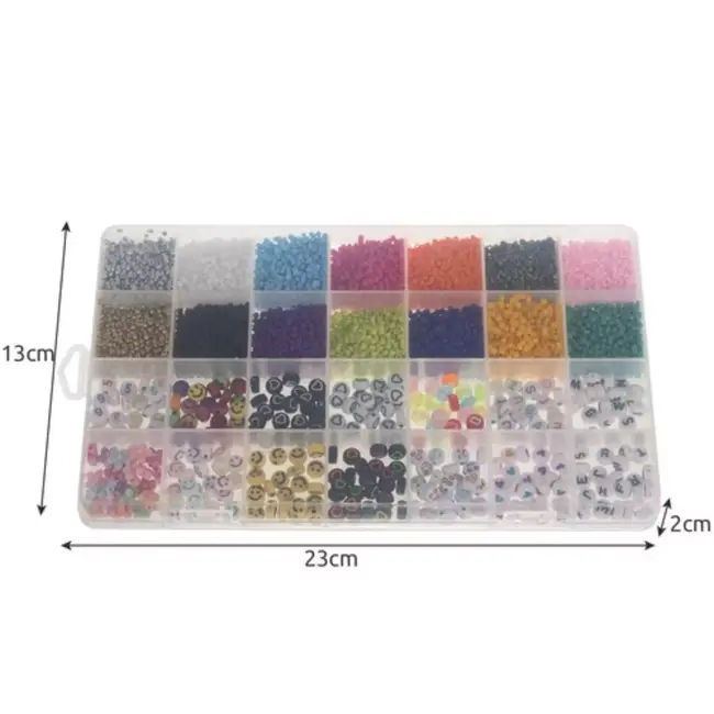 Kruzzel 10.000 Delige Set voor het Maken van Armbanden - Creatief Plezier voor Kinderen