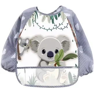 Kruzzel Bib/Schort met Mouwen - Multifunctioneel en Waterdicht voor Kinderen Kruzzel Bib/Schort met Mouwen - Multifunctioneel en Waterdicht voor Kinderen