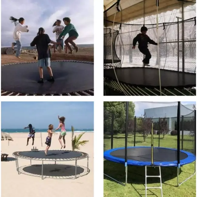 Ruhhy Trampoline Mat 427cm 14FT - Universeel, Weerbestendig met Metalen Haken