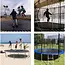 Ruhhy Trampoline Mat 427cm 14FT - Universeel, Weerbestendig met Metalen Haken
