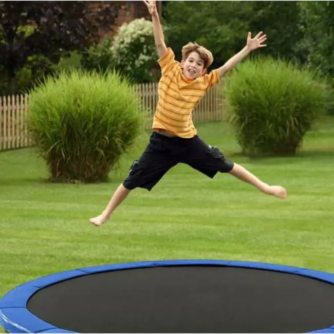 Ruhhy Trampoline Mat 427cm 14FT - Universeel, Weerbestendig met Metalen Haken
