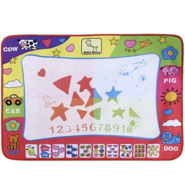 Kruzzel Water Tekenmat met 2 Pennen - Groot, Educatief en Veilig voor Kinderen