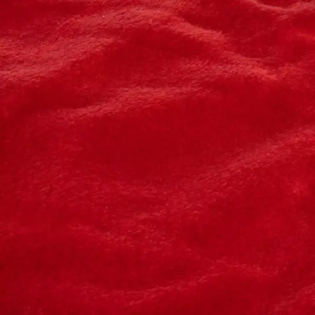 Ruhhy Kerstboommat 90cm met Gouden Binding - Elegante Rode en Witte Decoratie