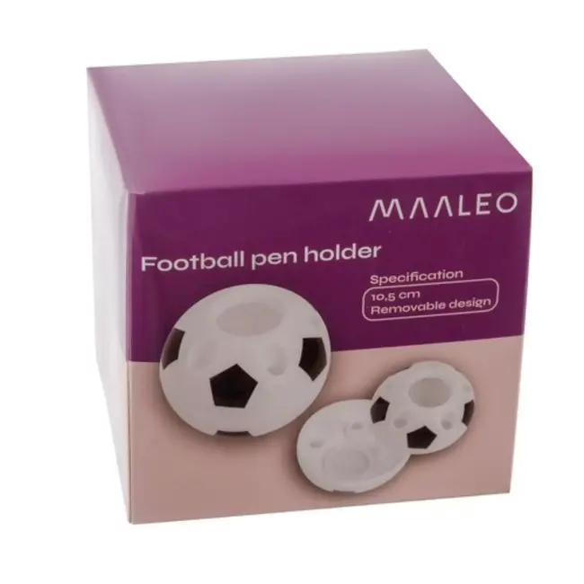 Maaleo Bureau Organizer in Voetbalvorm - Perfect voor Voetbalfans