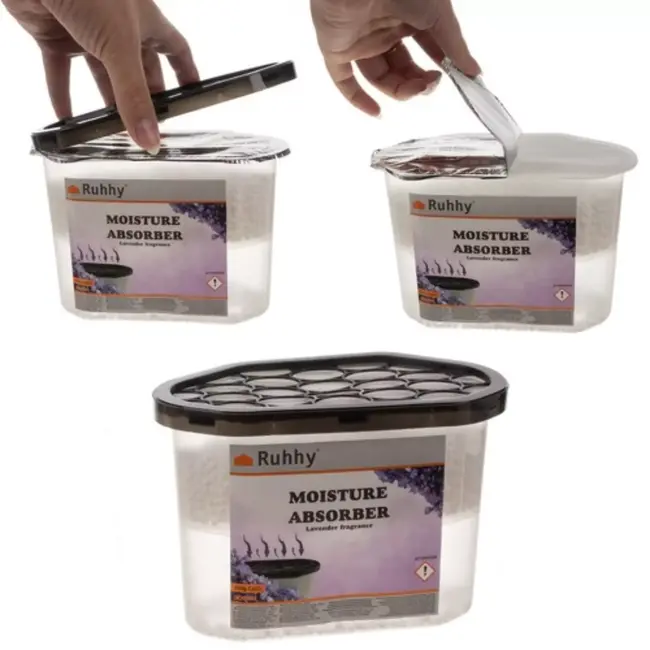 Ruhhy Lavendel Vochtabsorbeerder 500ml - Effectieve Vochtbestrijding met Frisse Geur