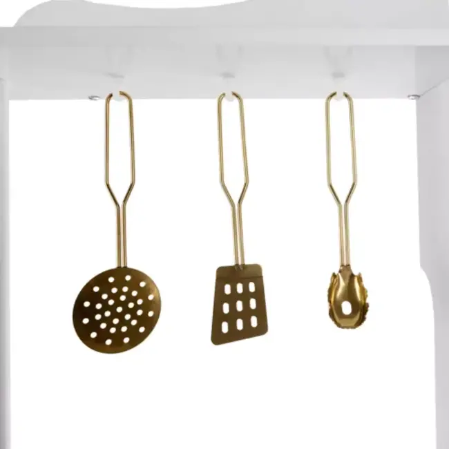 Kruzzel Houten Keuken L - Speelkeuken met LED - Educatief en Interactief Speelgoed