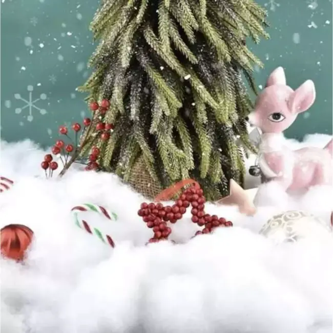 Ruhhy Kunstmatige Sneeuw 1 kg - Perfect voor Kerstdecoratie en Feestversiering